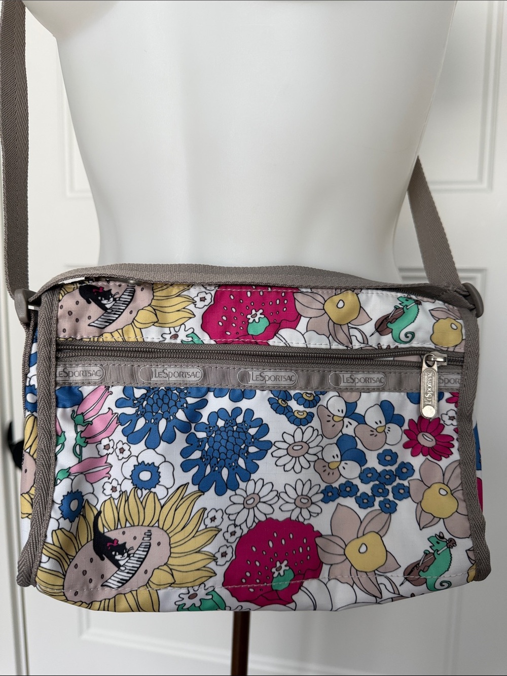 LeSportsac Classic Mini Shoulder Bag in Colorful Floral Print
